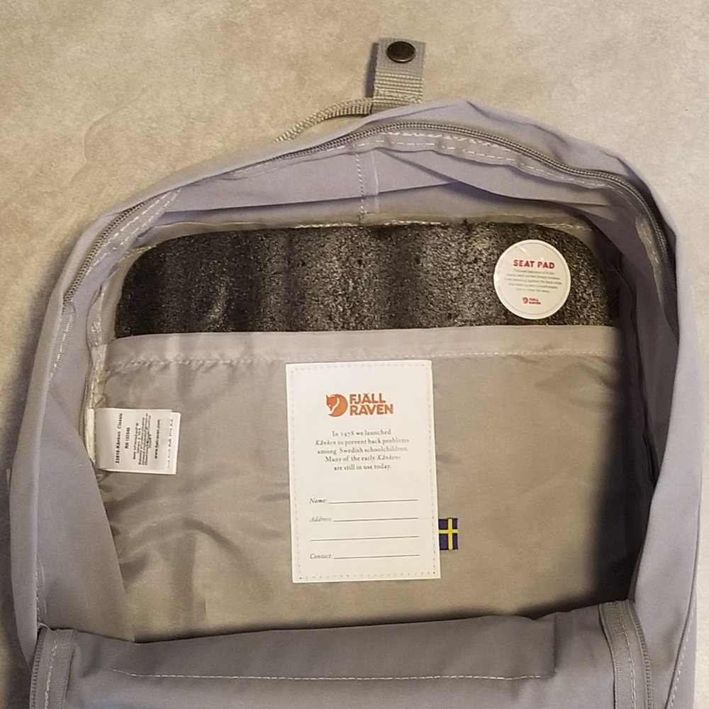 NEW FJALLRAVEN KANKEN BACKPACK FOG 16L CLASSIC - Picture 4 of 5
